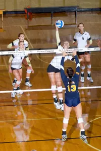 Kristin Grissom was the MVP of the Deacon Invitational