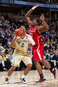 Devin Thomas scored 16 points for the Deacons against NC State