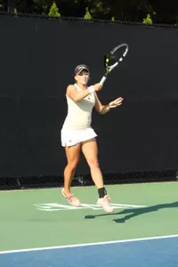 Andrea Retolaza won both of her matches at the top position against Appalachian State and Charlotte.