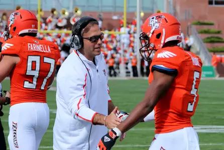 Adam Scheier served as Bowling Green's interim head coach for last month's Little Caesars Pizza Bowl against Pittsburgh.