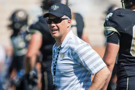 Dave Clawson and the Deacs will look to knock off defending champions Florida State on Saturday.