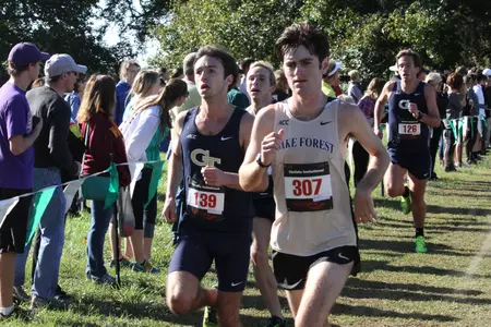 Tommy Ross led the Demon Deacons in 25th place on Saturday.