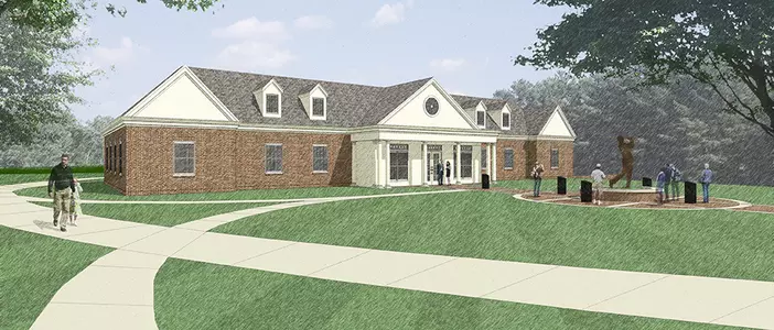 The 10,000-square foot Haddock House will provide a true home for the Wake Forest men's and women's golf programs.