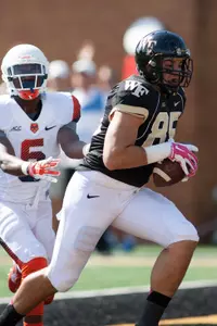 Cam Serigne had a 10-yard touchdown reception on Saturday.