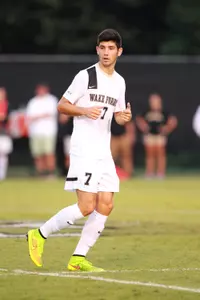 Jon Bakero scored his first career goal on Friday against Duke