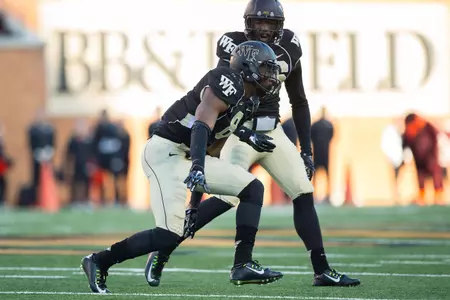 Marquel Lee celebrates after a big play against Virginia Tech.