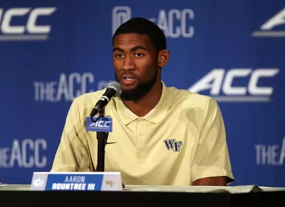 Aaron Rountree at ACC Operation Basketball in October.