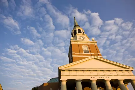 Wait Chapel on the campus of Wake Forest University