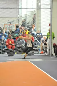 Freshman Casidy Callahan places 18th in the shot put with a mark of 12.72m.