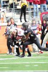 Safety Anthony Wooding Jr. played in 10 games with four starts last season after transferring from Air Force.