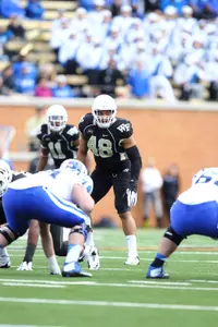 Linebacker Brandon Chubb will anchor the middle of the defense for the Black Team.
