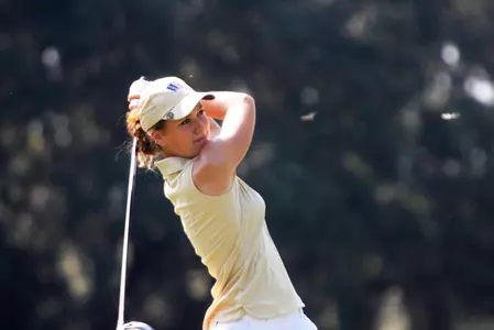 Senior Olafia Kristinsdottir played her final round as a Demon Deacon on Saturday.