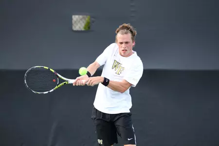 Romain Bogaerts will open the NCAA Singles Championship Wednesday