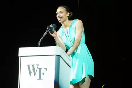 Dearica Hamby (women's basketball) was named the Female Athlete of the Year.