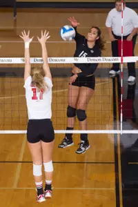 Jazmen Russell tied a match-high with 26 kills