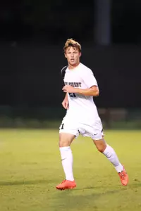 Hayden Partain scored his first career goal on Friday against NC State