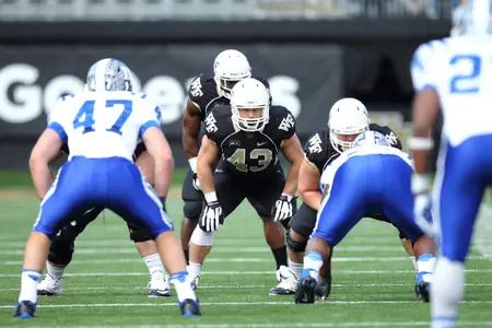 Former walk-on Jordan Garside was voted as a team captain for the 2014 season.