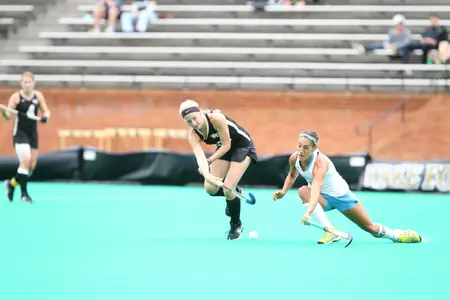 Emily Conroe scored Wake Forest's first goal of the match