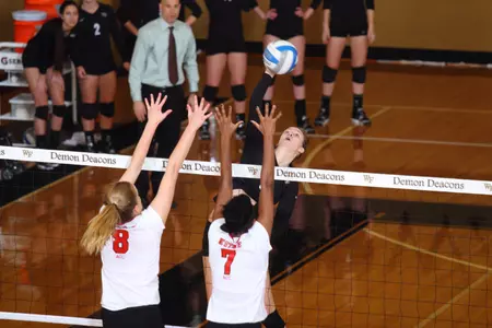 Matalee Reed tied a team-high 17 kills