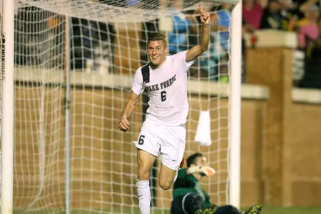 Jared Odenbeck scored his first career goal in the first half on Friday