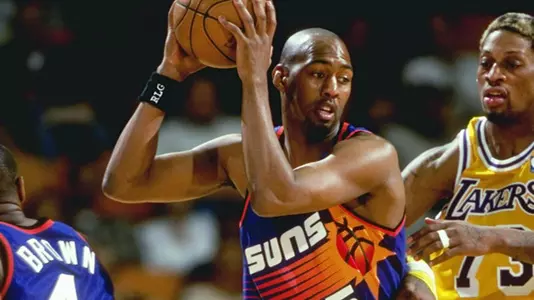 Danny Manning played five seasons in Phoenix from 1994-99, earning the NBA's Sixth Man of the Year Award in 1998.