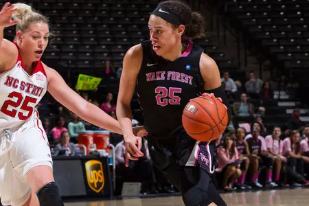 Dearica Hamby has 1,523 points for her career and moved past Cotelia Bond-Young for sixth place in the Wake Forest record book.