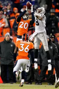 Josh Bush picked off his first career pass on Sunday.