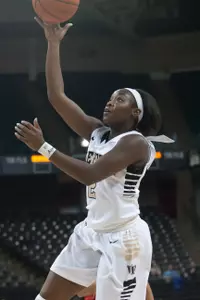 Amber Campbell has scored in double-figures in 14 of Wake Forest's 19 games.