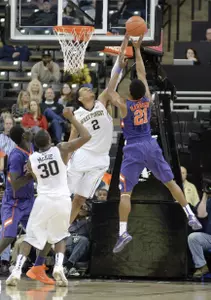 Wake Forest beat Clemson 62-57 at home last February.