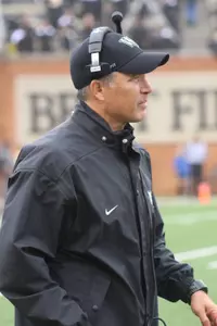 Head coach Dave Clawson and the Demon Deacons are 3-3 this season.