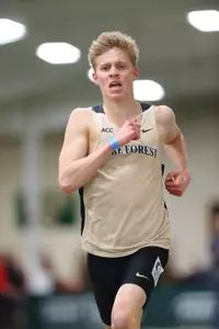 Jake Poyner finished fifth in the mile run