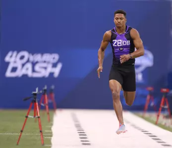Johnson ran the 40-yard dash in 4.52 seconds.