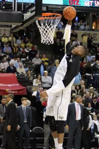 Forward Daniel Green is one of a handful of seniors who will be honored before the game on Sunday.