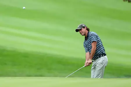 Cyrus Stewart tied his career low with a 67 on Friday at the Schenkel Invitational.