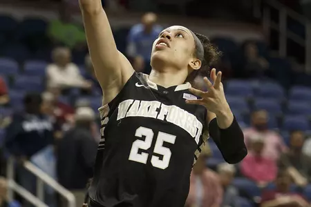 Dearica Hamby posted another double-double and broke the program all-time rebounding record.