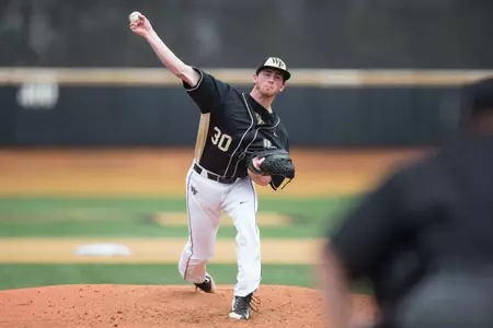 Connor Johnstone allowed two earned runs in a career-high 8.0 innings.