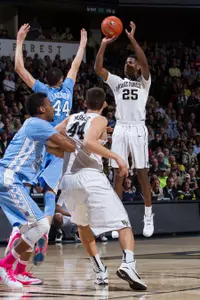 Hudson is not afraid to take big shots from the perimeter