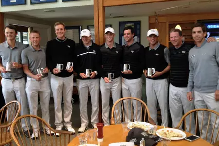 Davis Womble won his first collegiate tournament at Yale