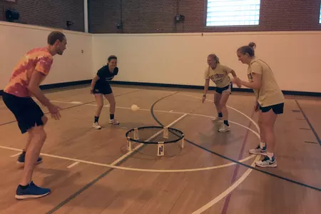 Particpants in the 2015 Spikeball Tournament