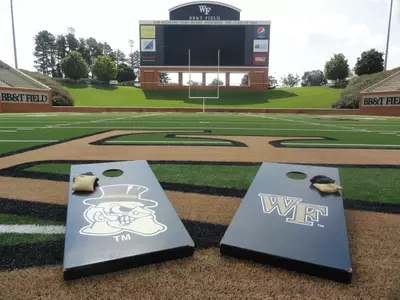 A cornhole tournament will take place at the Spring Game on Saturday.