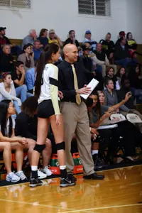 Hannah Lee (left) and coach Ken Murczek