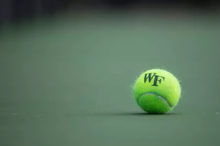 Wake Forest tennis ball