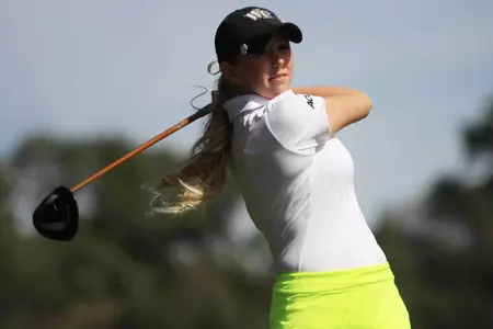 Senior Marissa Dodd is in second place after an opening round 70.