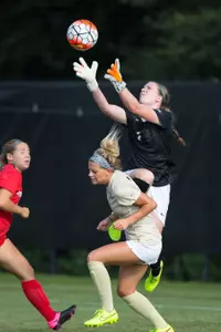 Lindsay Preston saved the only two shots on goal.