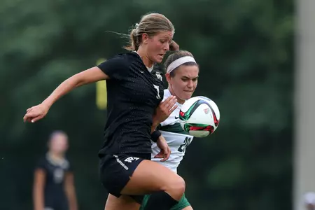 Sarah Teegarden is tied for the team lead in goals, assists and points.