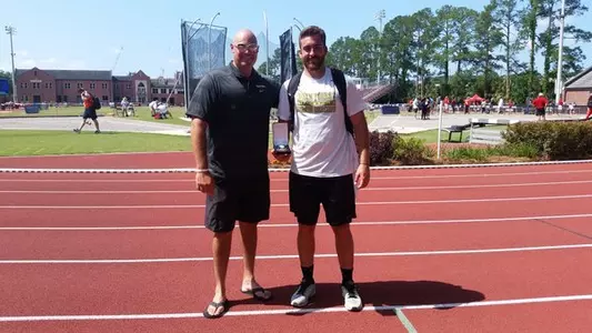 Assistant Coach Zeb Sion and Charlie Ionata