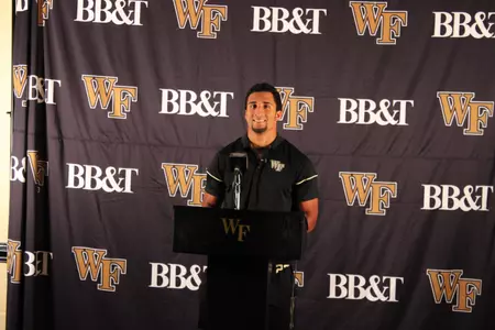 Redshirt senior Ryan Janvion