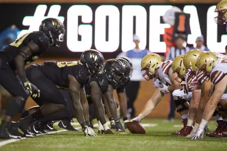 Wake Forest opened ACC play against Boston College at BB&T Field on Sept. 13.