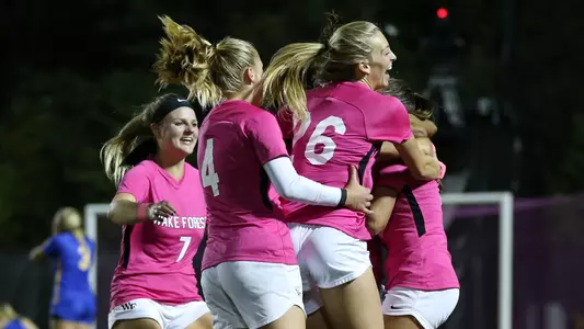 The Deacs celebrate the win