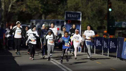 Fast Feet kids at NYC Marathon